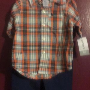 Little boys shirt and pants by Carter’s size 9 m